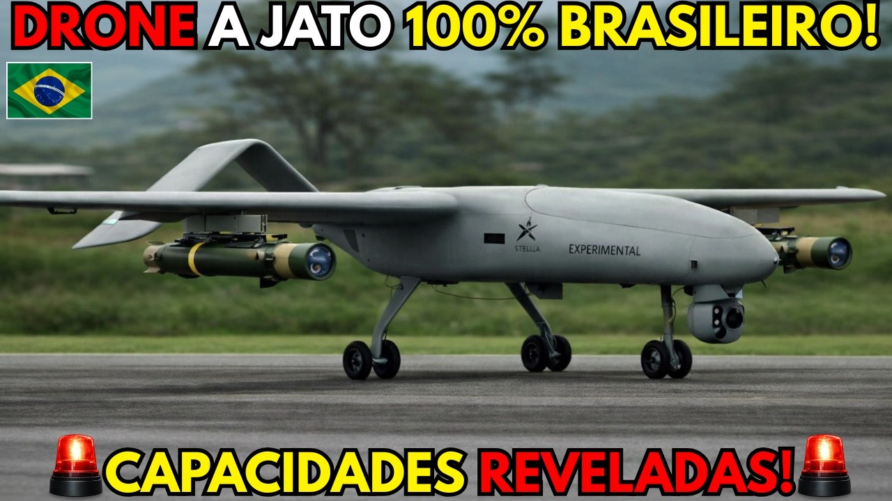 🚨 Inédito: Drone a Jato 100% Brasileiro Albatroz Vortex Surpreende! Capacidades Reveladas! 🔥