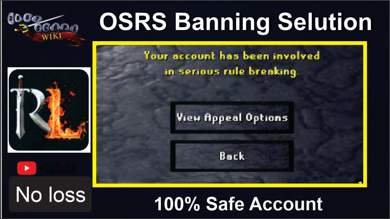 Osrs Account Banning Selution