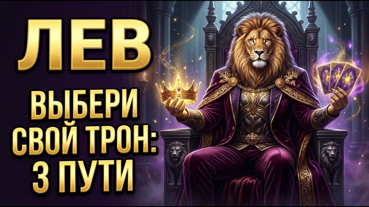 ЛЕВ, Твоя судьба решается СЕЙЧАС! Выбери одну из трех карт! 3 ГЛАВНЫХ АРКАНА 2026