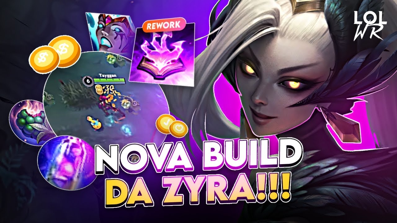 NOVA BUILD FEZ A ZYRA VIRAR A MELHOR CAMPEÃ DO MID??? ENTENDA O CASO | LoL Wild Rift