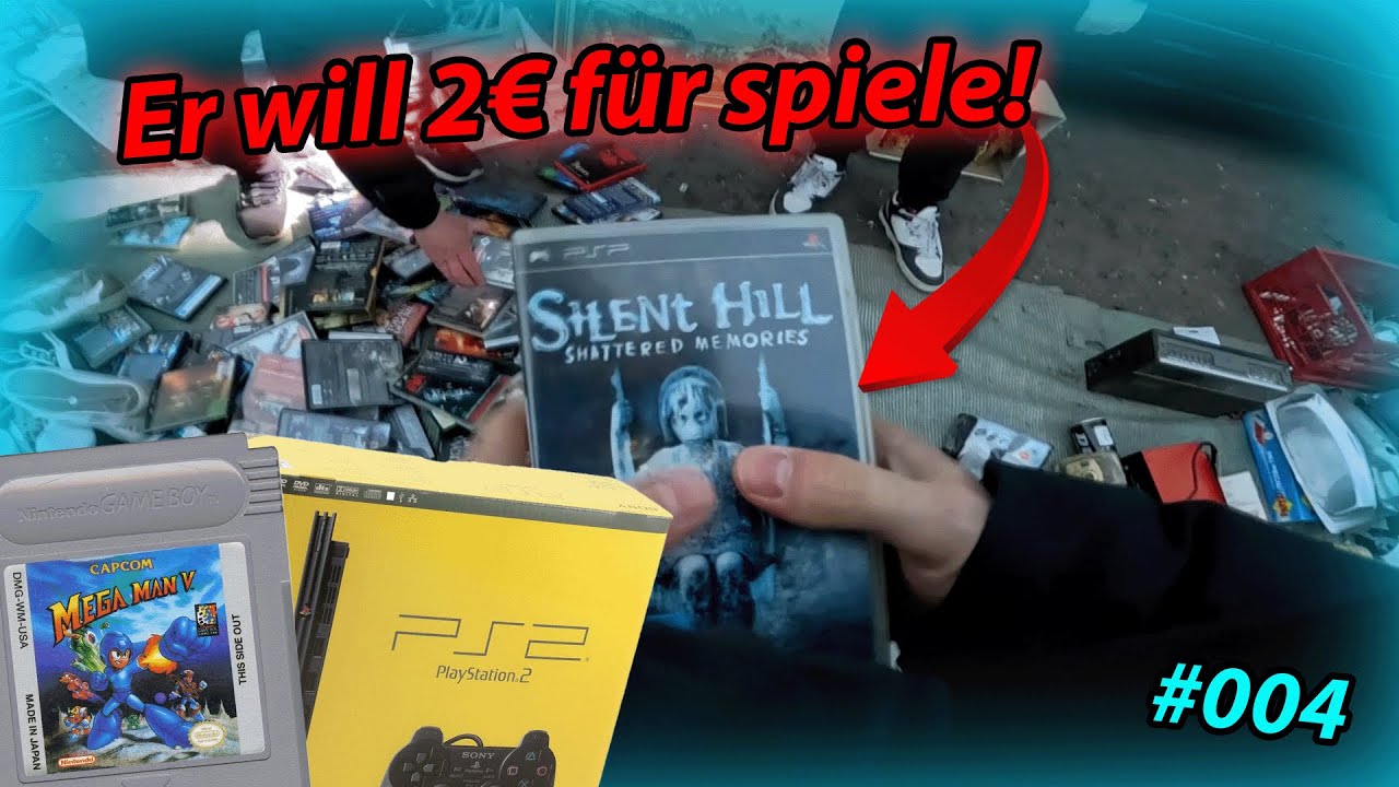 Er will 2€ für Spiele, Extrem Teures Gameboy Spiel gefunden und viel Retro! #flohmarkt #retrogames