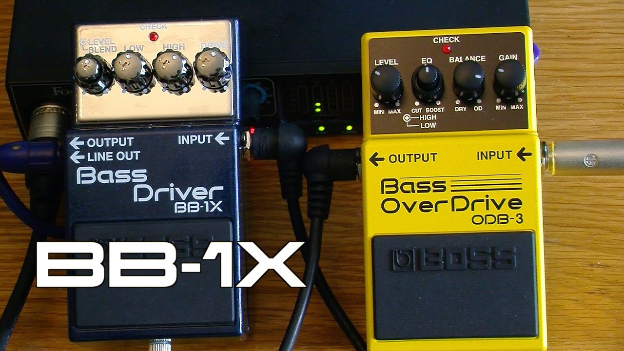 Boss BB-1X Bass Driver Full Pedal Demo