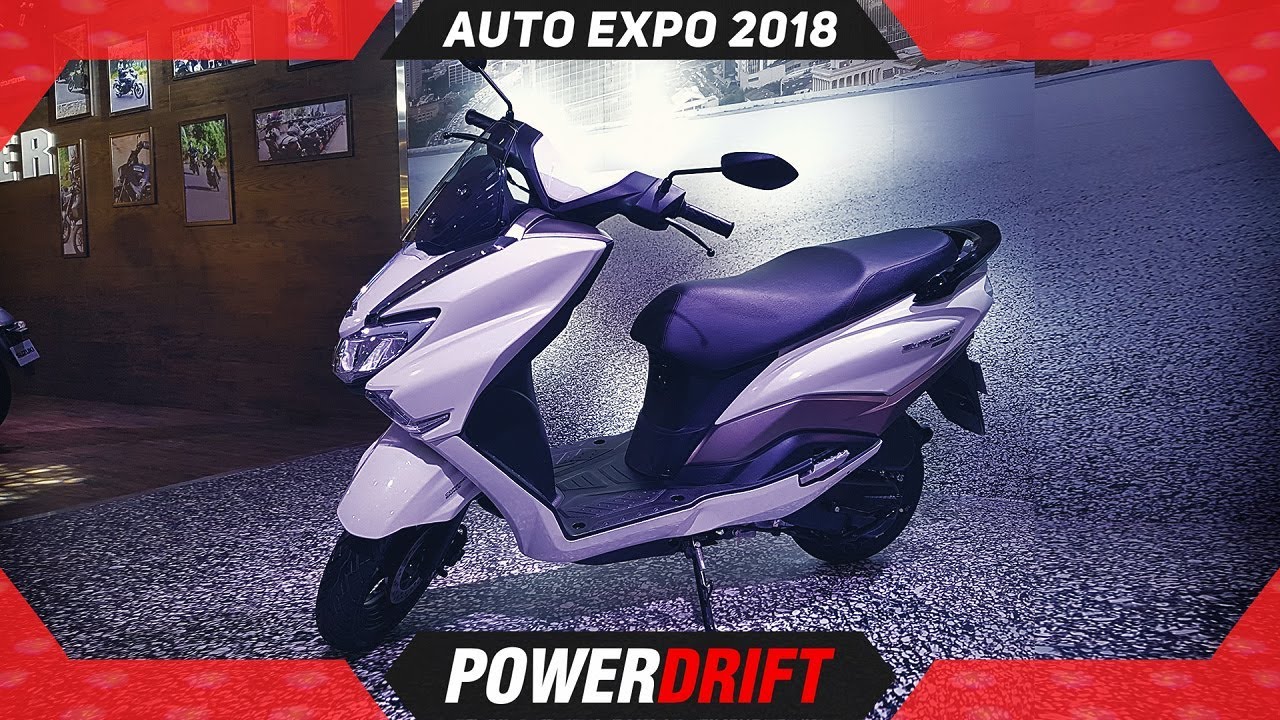 Suzuki Burgman Street @ Auto Expo 2018 : 125cc Maxi Scooter For India : PowerDrift