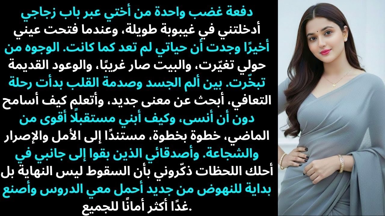 أختي دفعتني عبر باب زجاجي—دخلت في غيبوبة، وعندما استيقظت تغير كل شيء