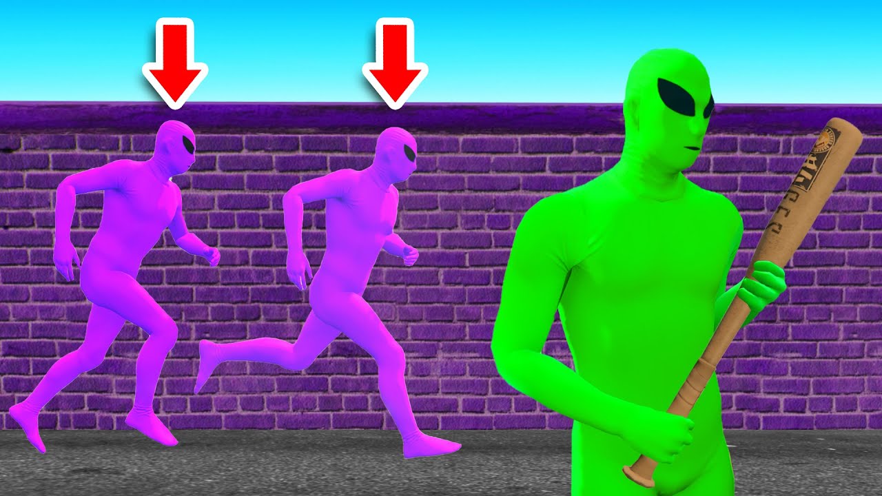 GREEN VS PURPLE Hide And Seek! (GTA 5 Online)