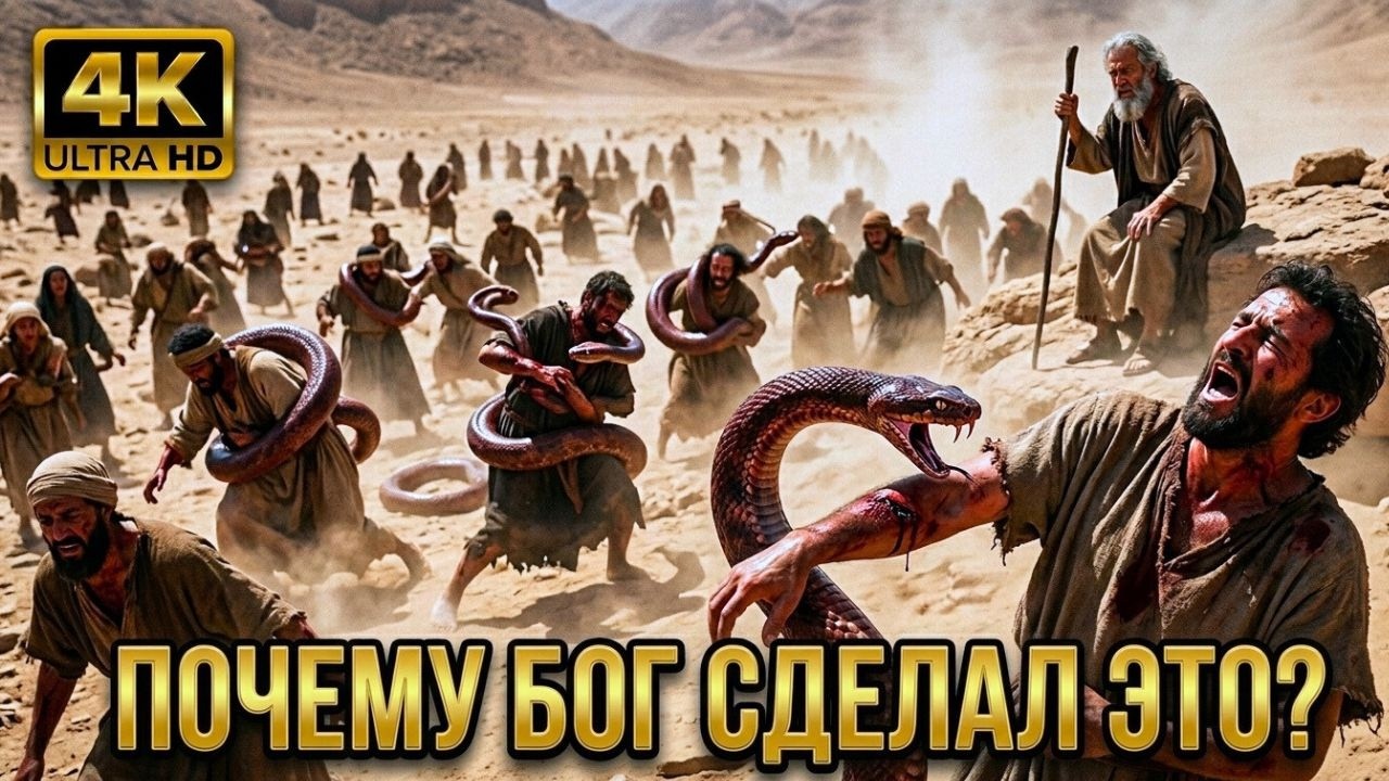 ПОЧЕМУ БОГ ПОСЛАЛ ЯДОВИТЫХ ЗМЕЙ, ЧТОБЫ УБИТЬ ИЗРАИЛЬТЯН В ПУСТЫНЕ?