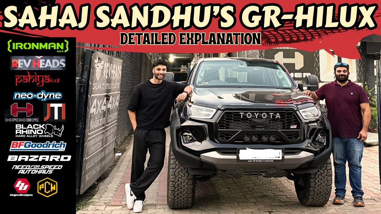  Track Truck GR Hilux Build for Sahaj Sandhu. All Technical Details—My Side of the Story #bikeramp