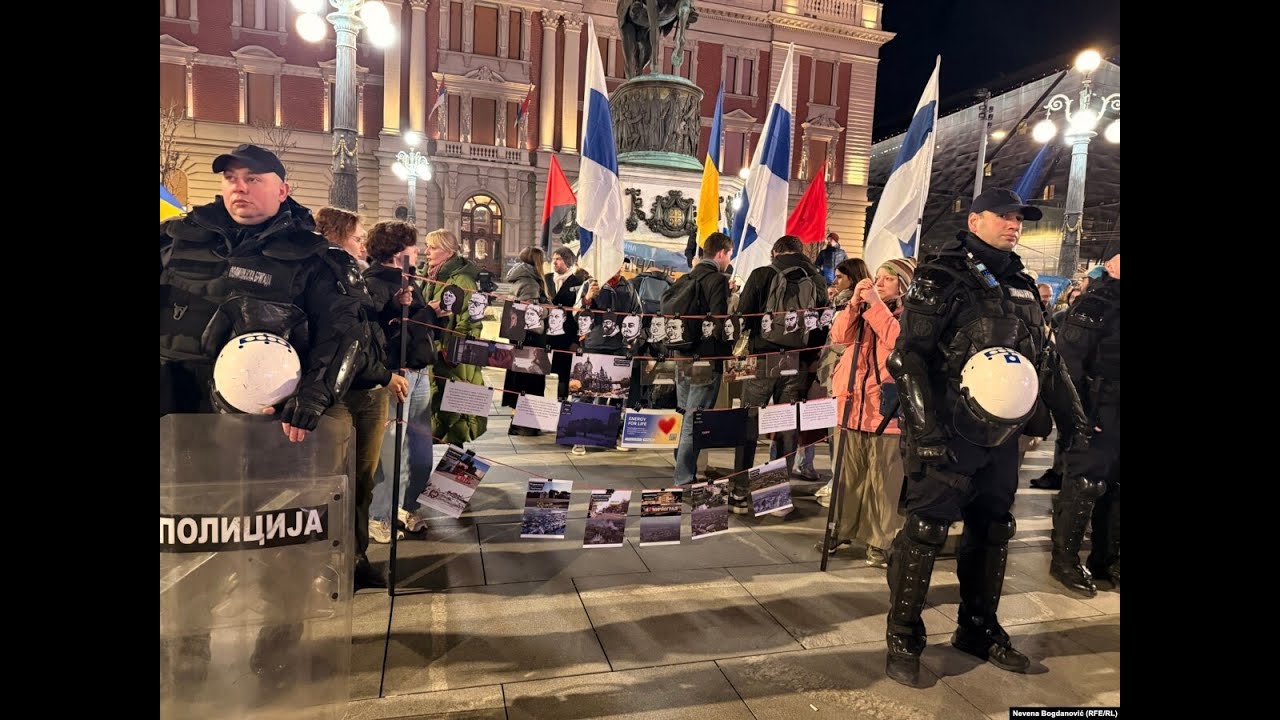 Policija u Beogradu između pristalica i protivnika ruske agresije na Ukrajinu