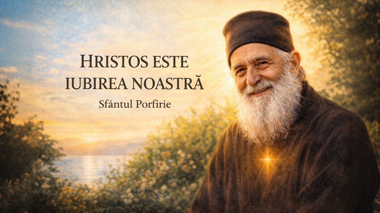 Sfântul Porfirie: Hristos este iubirea noastră – calea vindecării sufletului