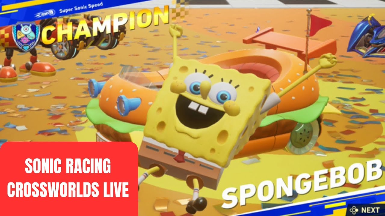 Sonic Racing Crossworlds LIVE!!! MY 5TH SONIC RACING CROSSWORLDS STREAM!!! #sonicracingcrossworlds
