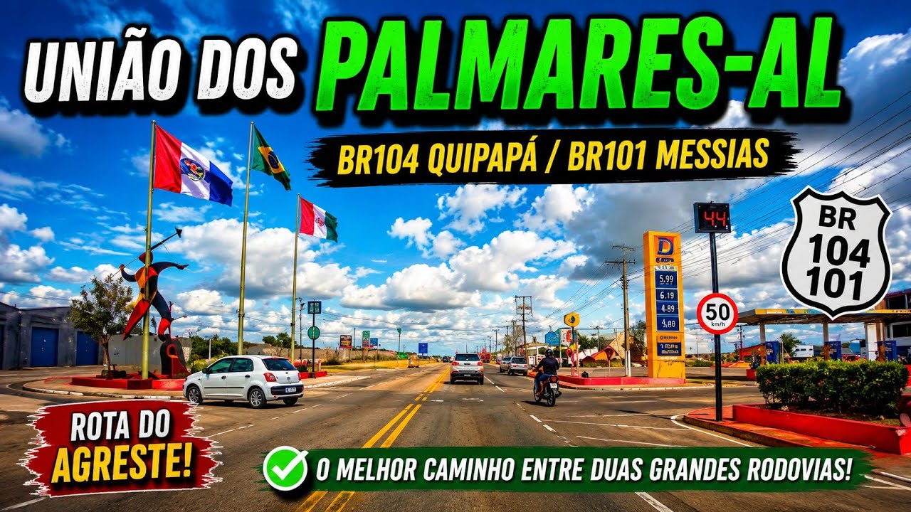 Viagem ao Nordeste Retorno a São Paulo parte 3 passando por União dos Palmares 