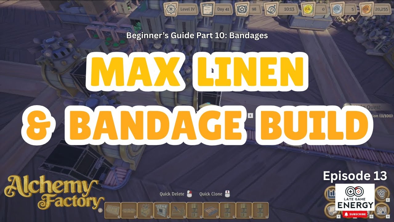 Max Linen Production & Bandages Online | Alchemy Factory