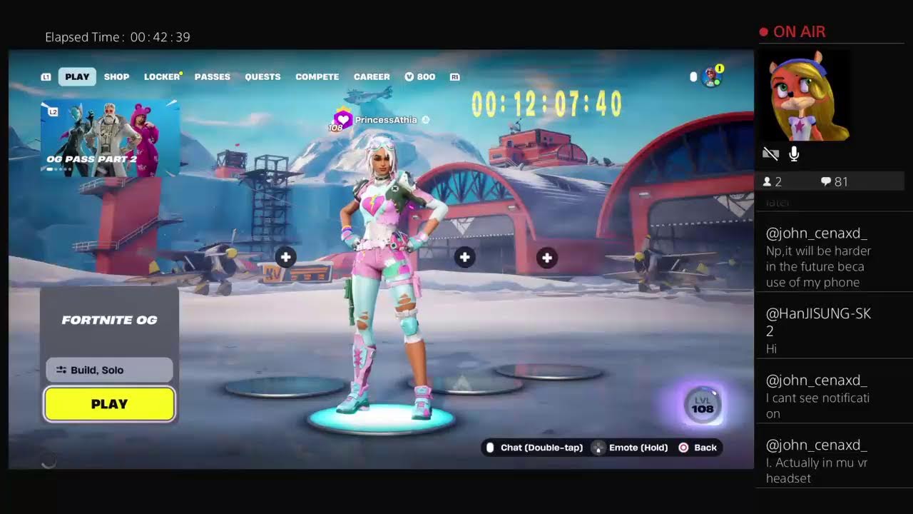 PS4 Fortnite Valentine Quests