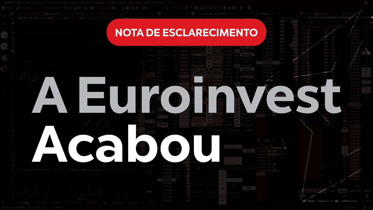 EUROINVEST ACABOU - O que vem por aí? #TraderNaVeia