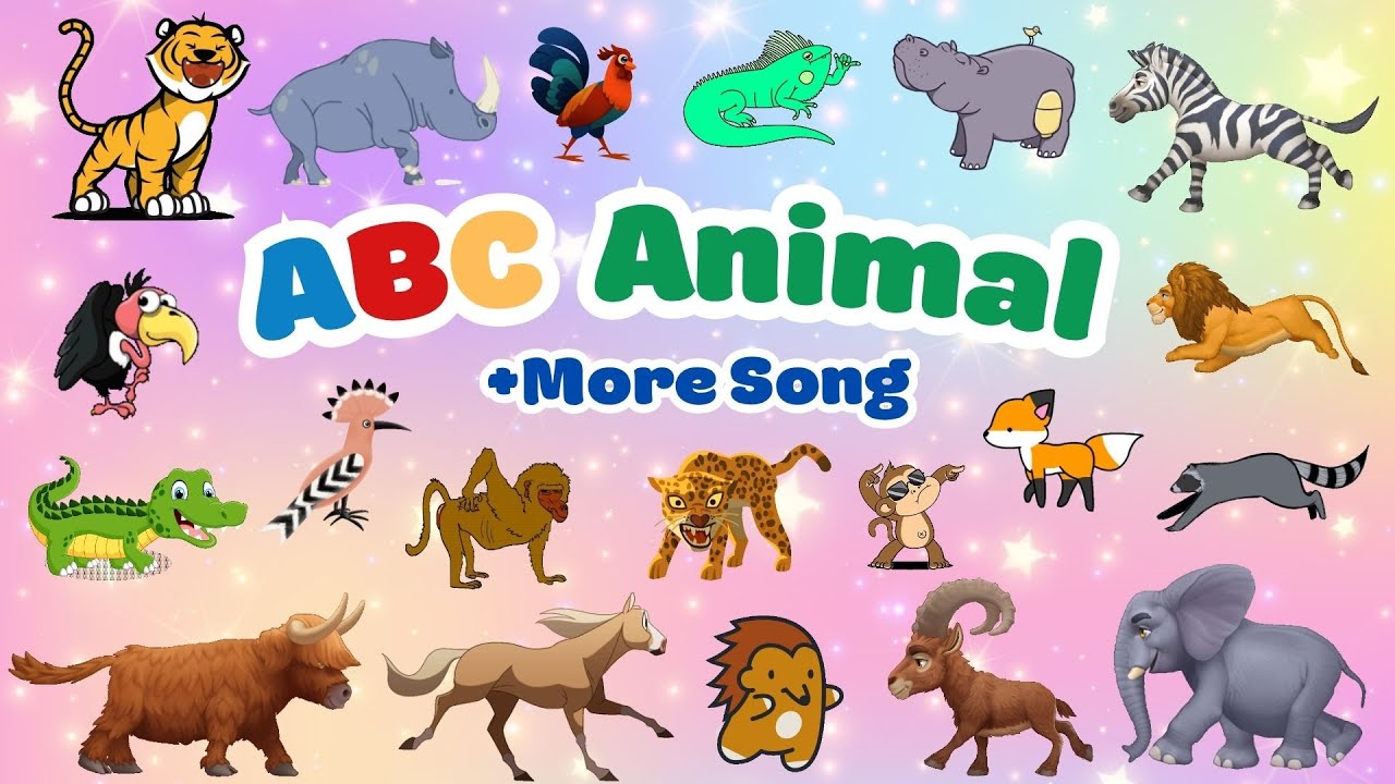 ABC Safari Animal Sounds Song + Alphabet Animals 🐘🦒 Learn ABC With Animals Song | Little Puppy Learn