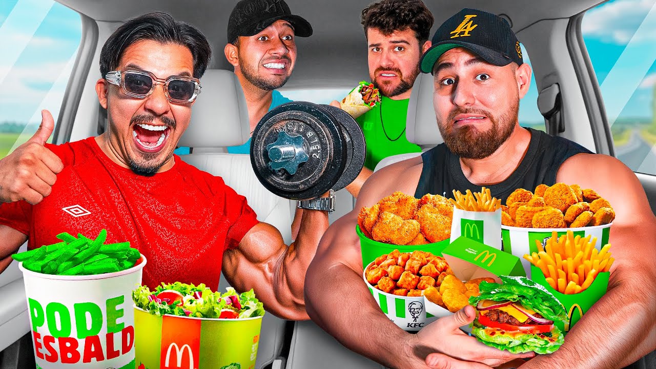 ¡COMPRAMOS LA COMIDA MÁS SALUDABLE DEL DRIVE THRU! 🤢🥗
