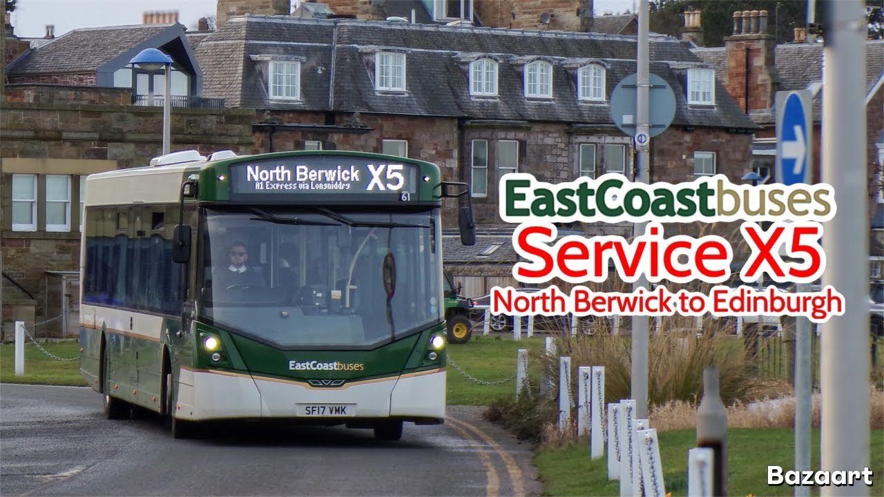 EastCoastBuses Service X5 North Berwick to Edinburgh • Eclipse 3 61 SF17VMK