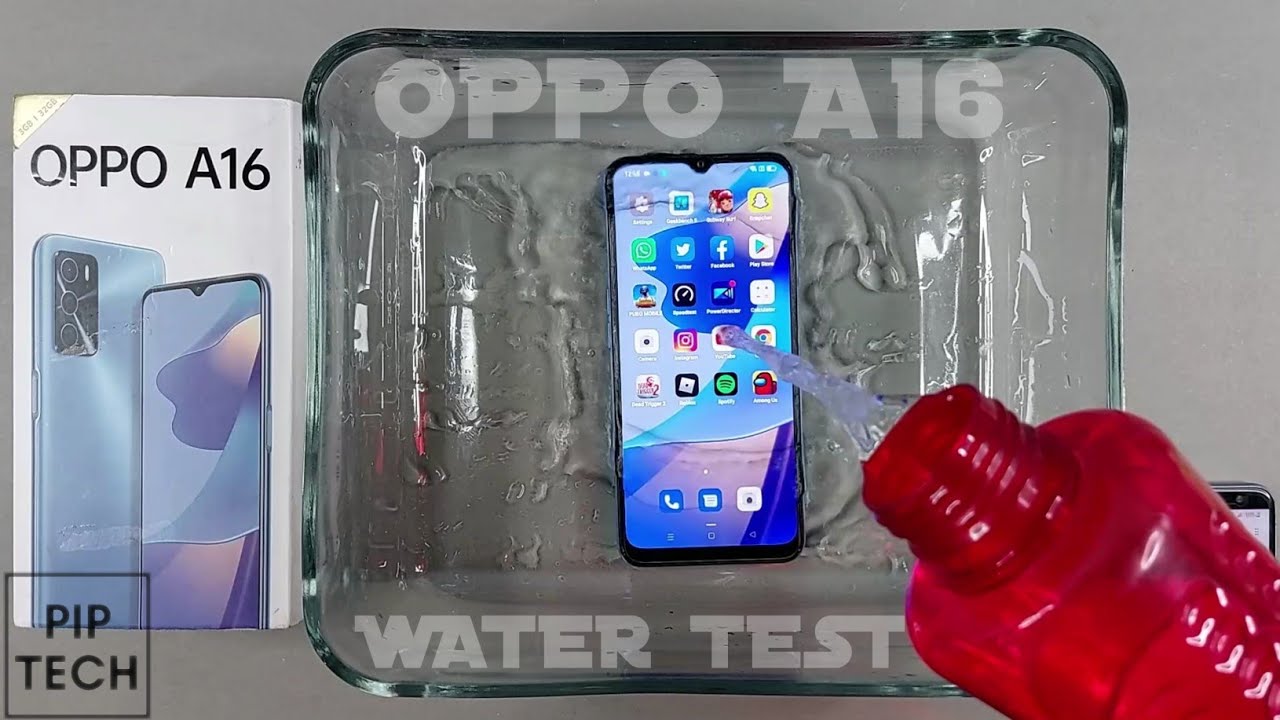 Oppo A16 Water Test in 2022 | Will Oppo A16 Survives Or Dead? | Pip Tech