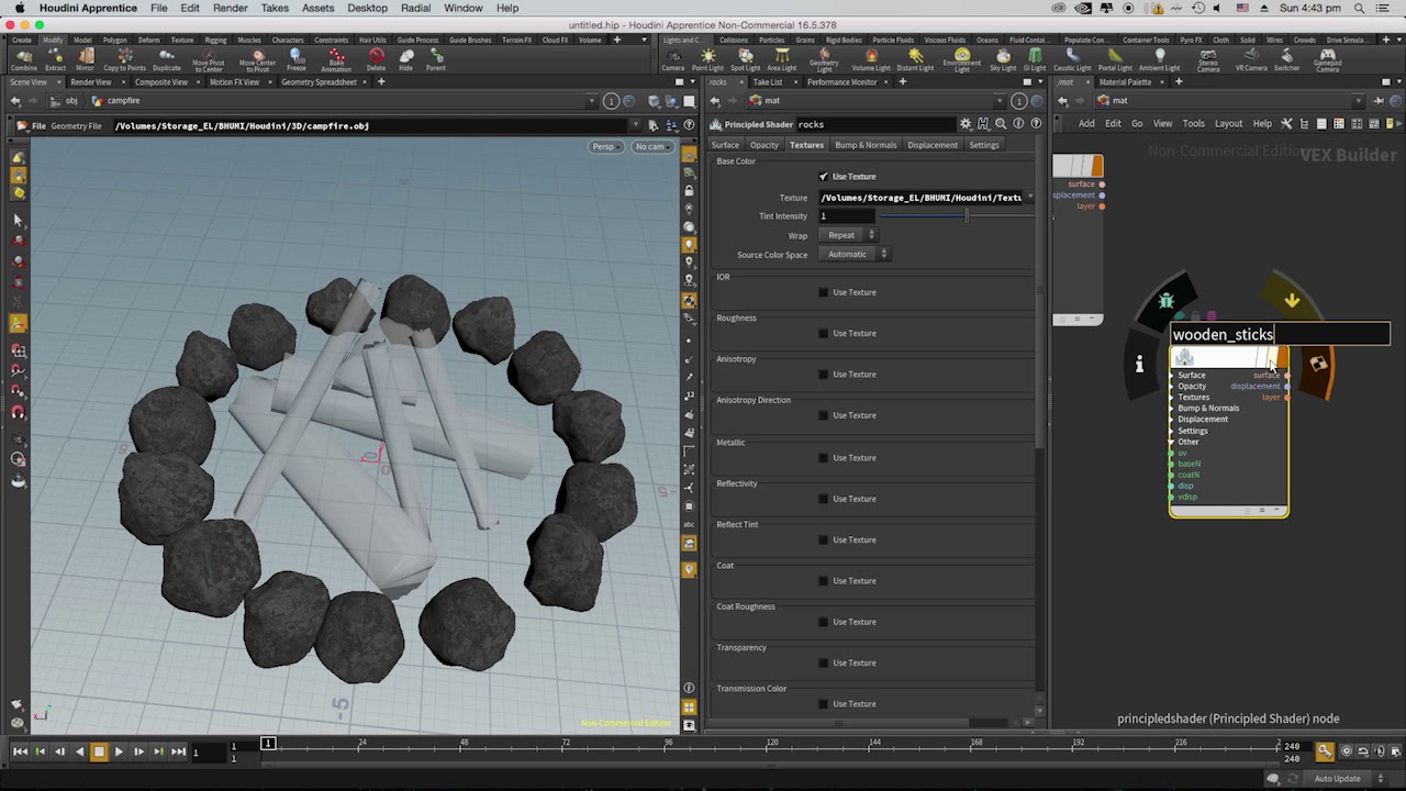 Houdini Basics - Separating Primitives/Mesh into two different objects