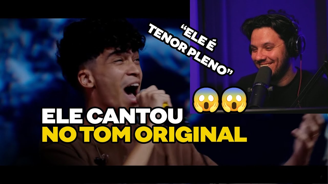 REAGINDO AO VINI FLORES CANTANDO 