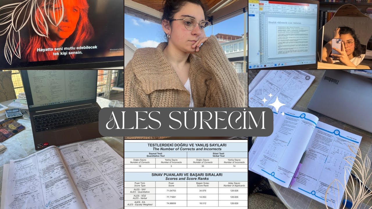 Ales Çalışma Sürecim| Sınav Sonucum