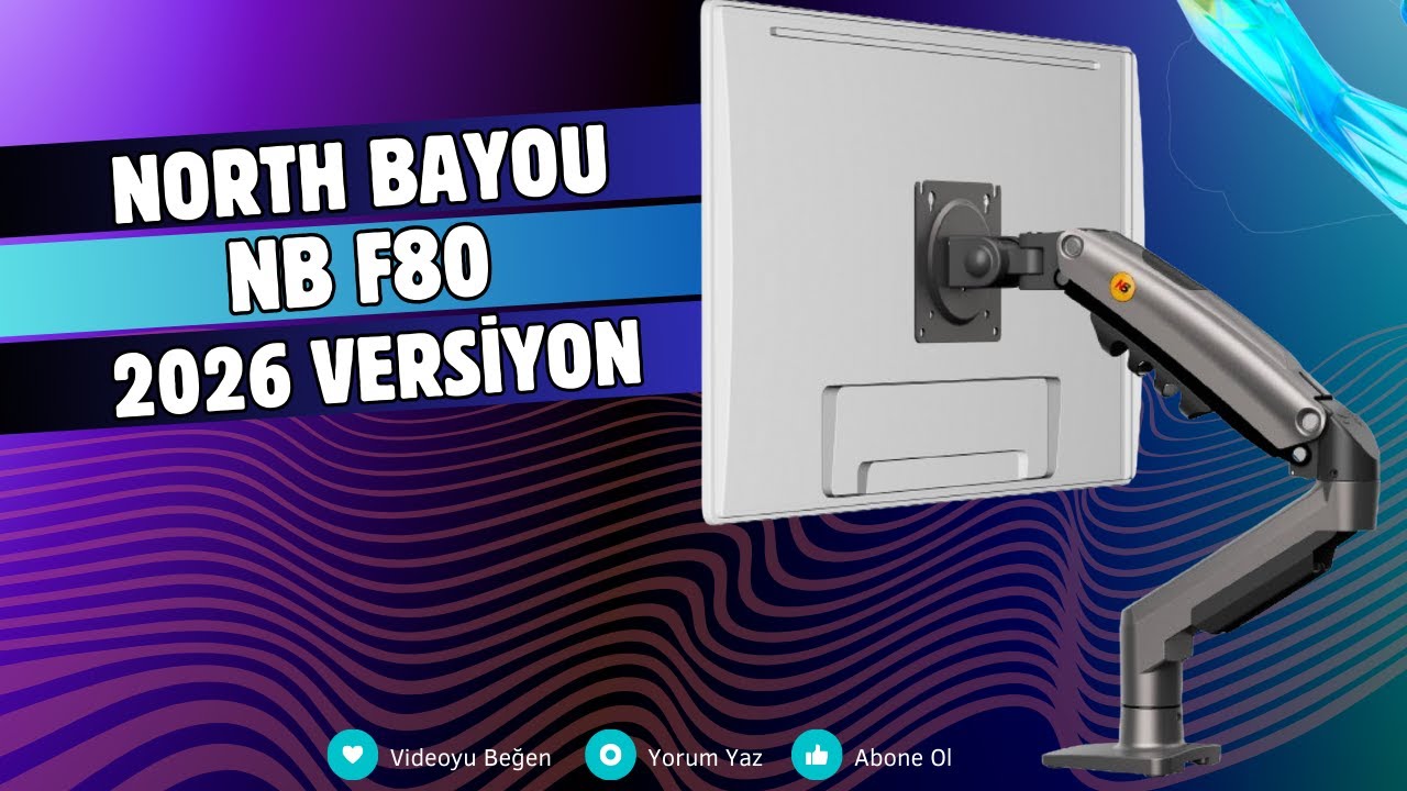 North Bayou NB F80 Amortisörlü Monitör Kolu İnceleme | 2–9 Kg | 2026 Versiyon