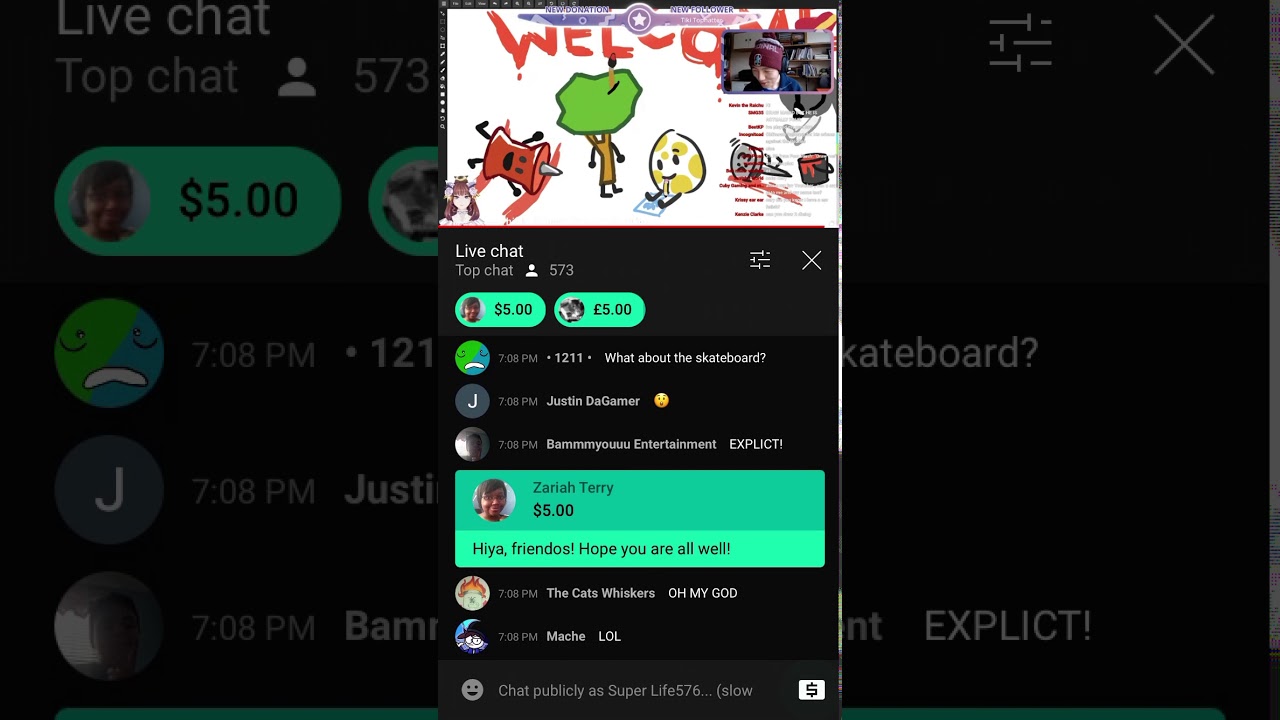 BFB Cary did a swear