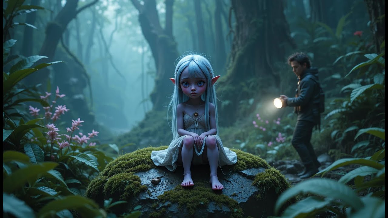 Lost Tiny Alien Girl Cried Alone in the Jungle—Until a Human Followed Her Voice! | HFY Sci-Fi
