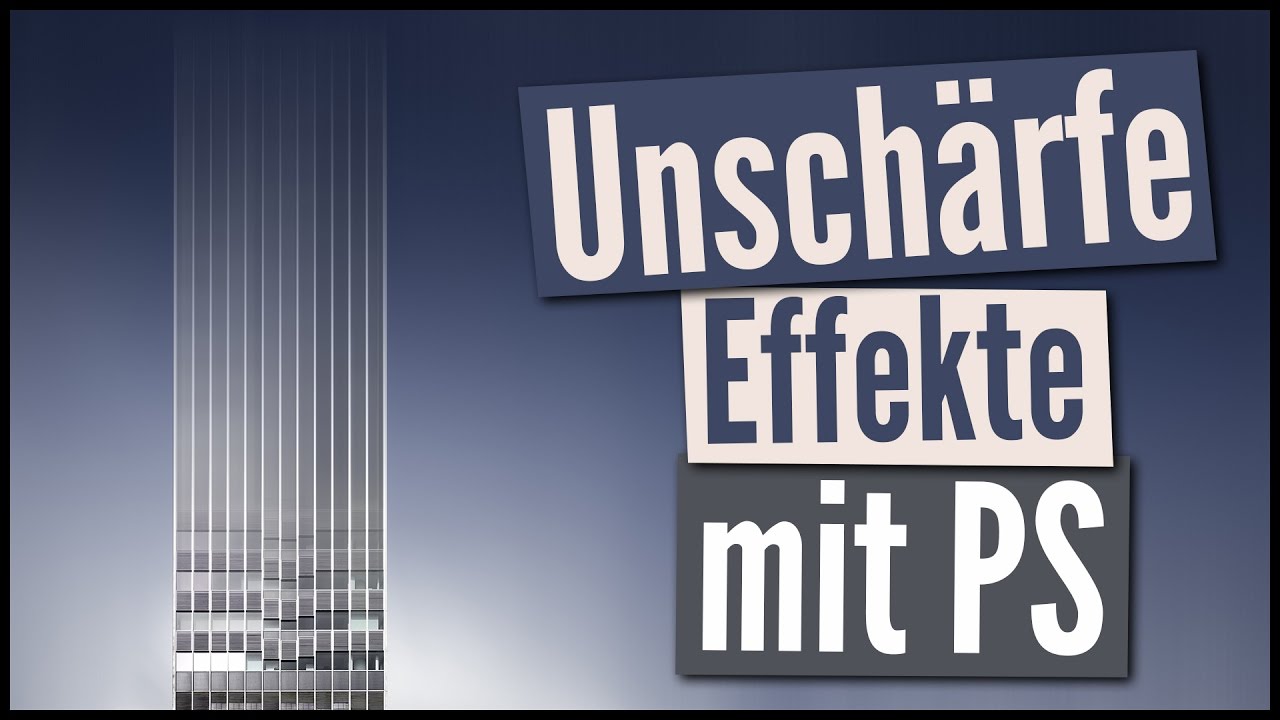 SO GEHT DER UNSCHÄRFE EFFEKT MIT PHOTOSHOP | Bewegungsunschärfe für künstlerische Looks | QUICKTIP