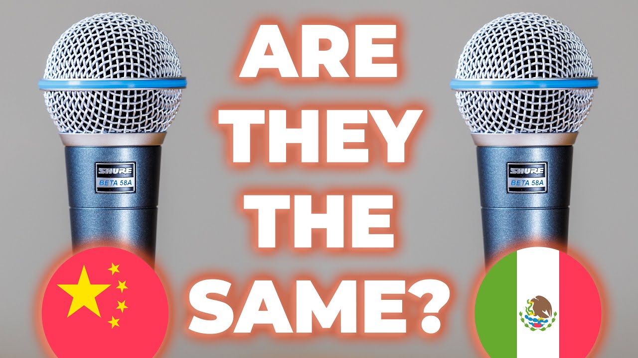 Сравнение микрофонов Shure: Мексика и Китай? Подделка?