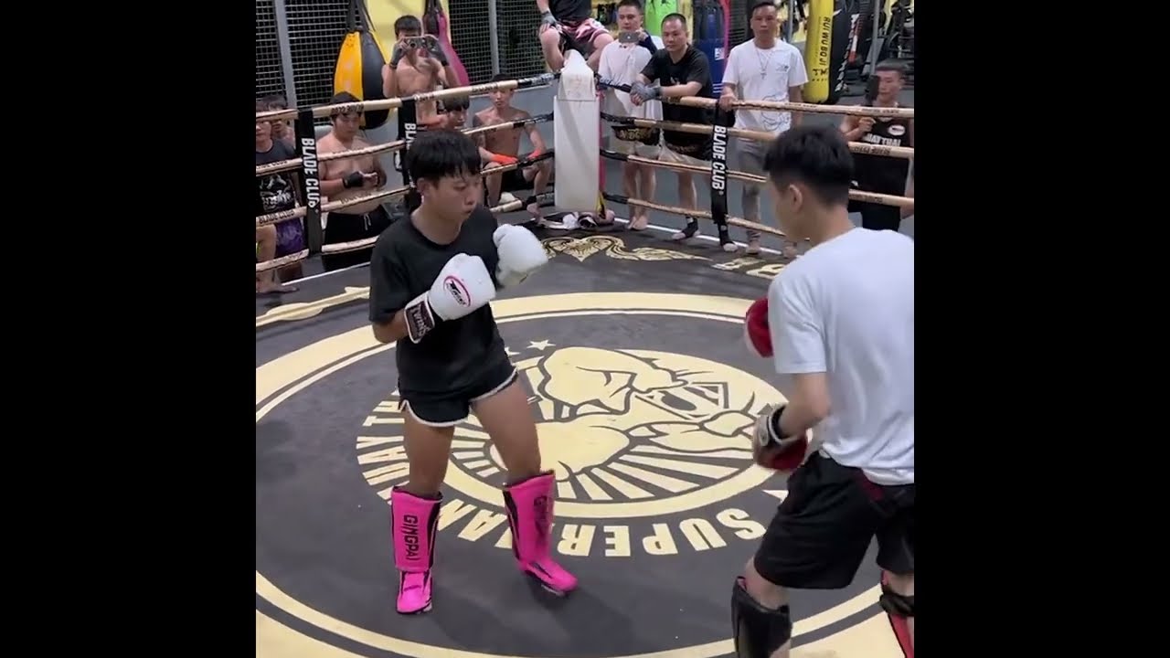 TKD Guy Challenges Muay Thai Girl HILARITY ENSUES