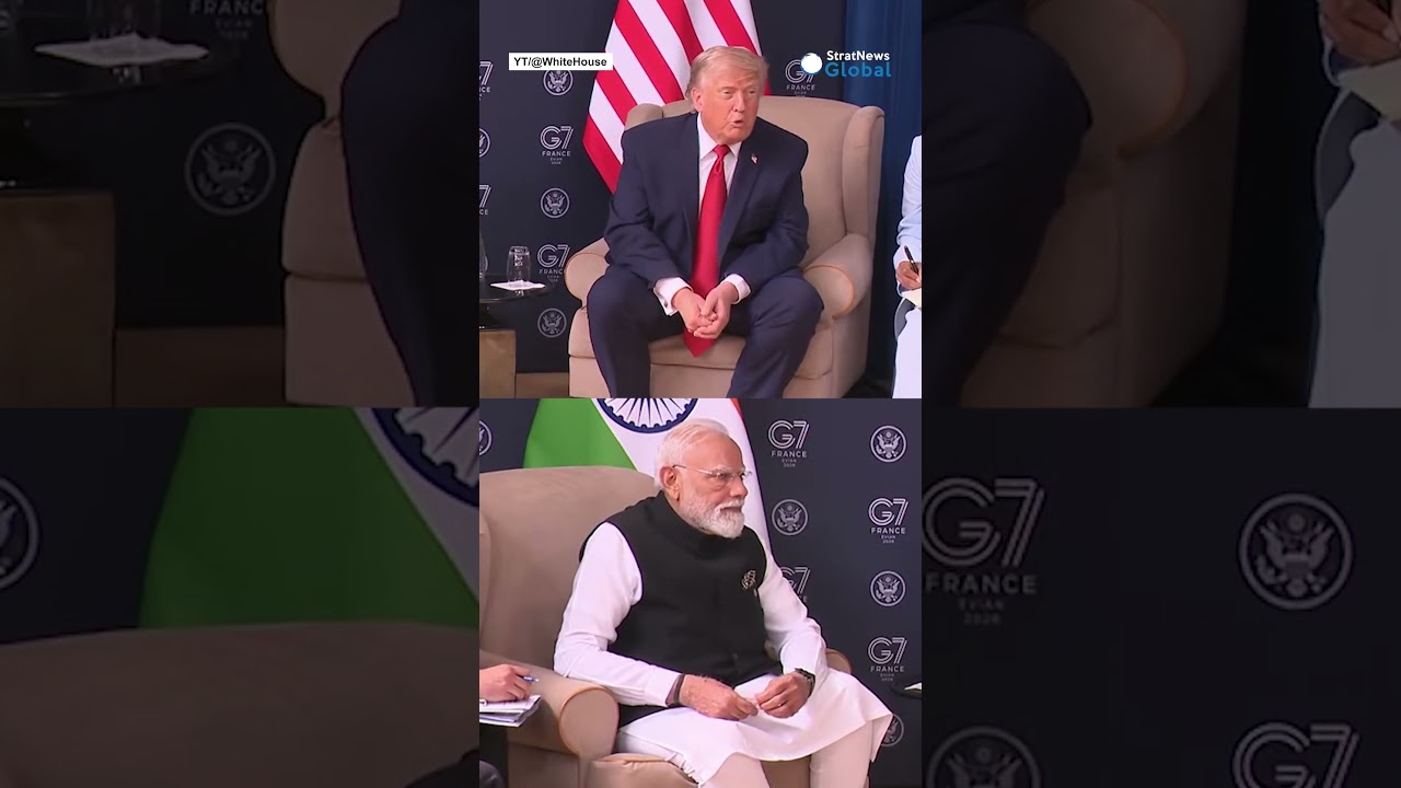 Трамп о премьер-министре Моди: Мы дружим очень давно | #shorts #trump #modi #индия #сша #g7