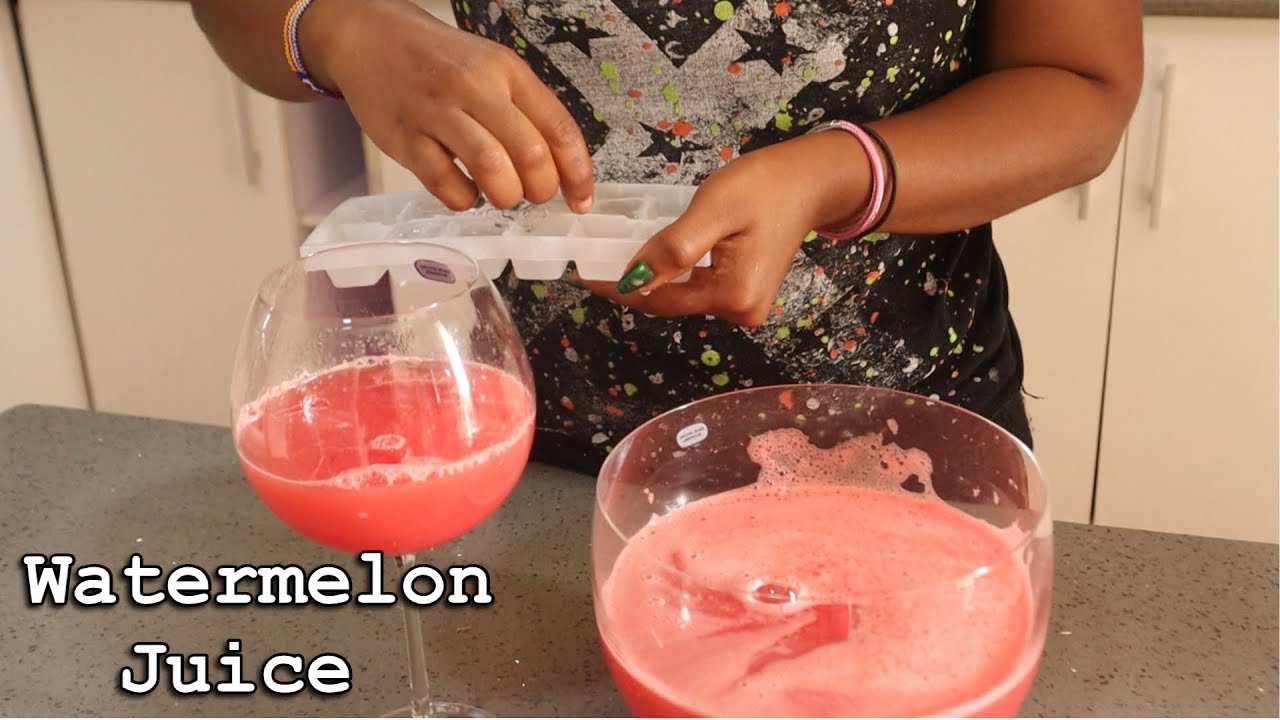 Making WATERMELON and GINGER JUICE || Sunyani Ghana