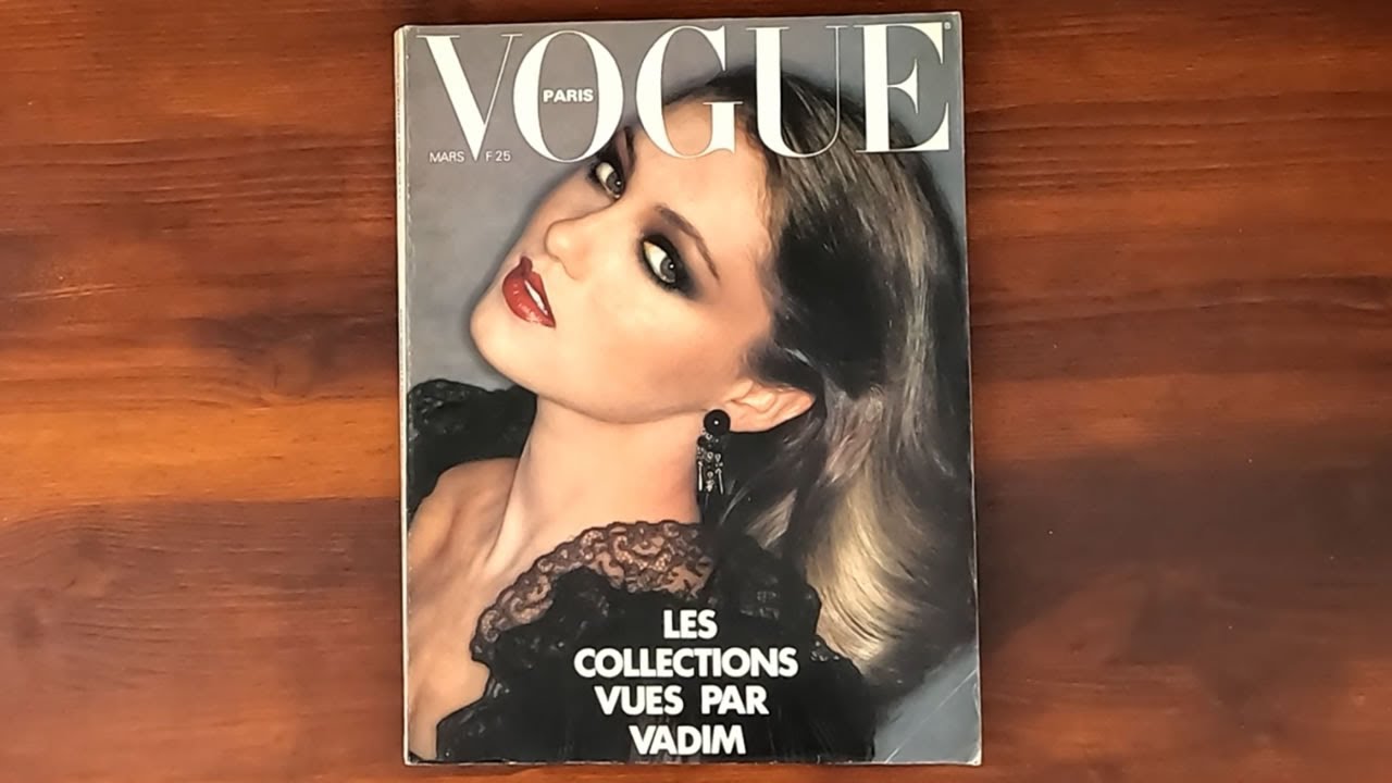 1977 March ASMR Magazine Flip Through: French Vogue w Les Collections Vues Par Vadim