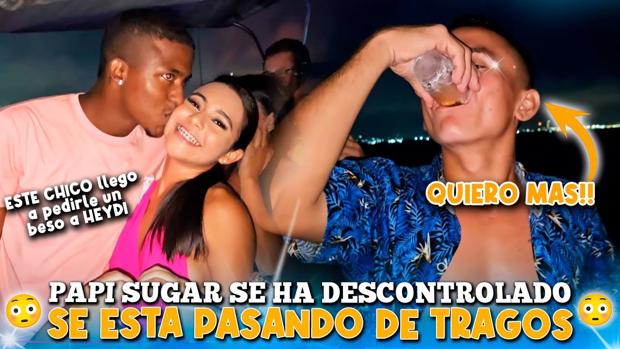 SUGAR SE ESTA PASANDO DE TRAGOS. Camaron se sorprende lo mucho que SUGAR TOMA ALCOHOL