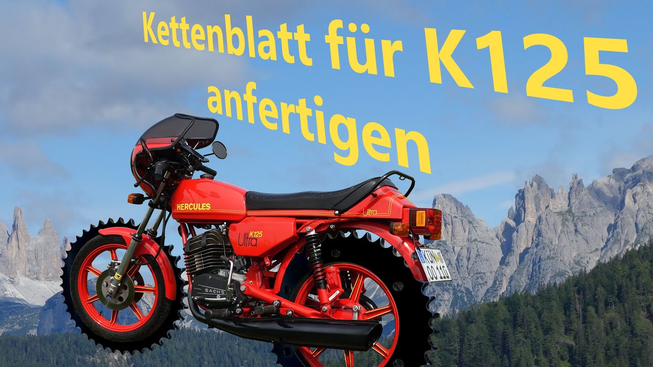 Kettenblatt für HERCULES K 125 S anfertigen