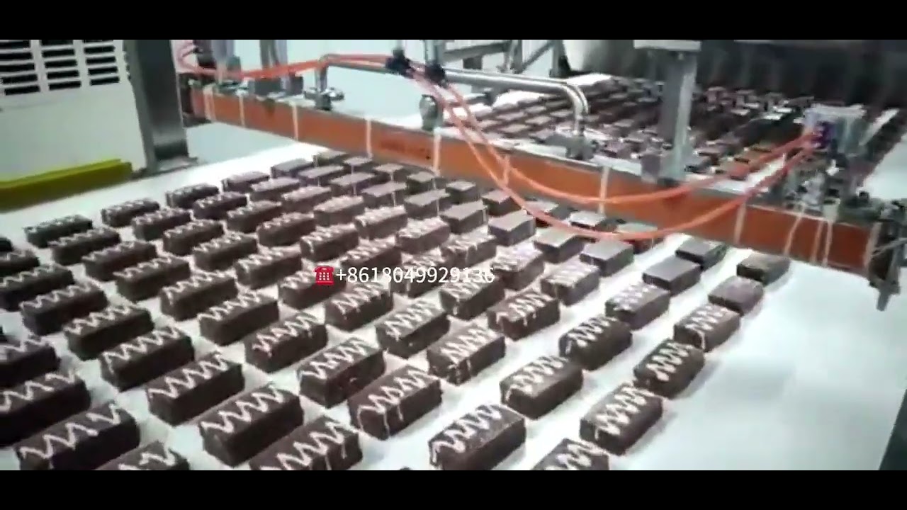 Automatic Wafer Rolls chocolate coating machine