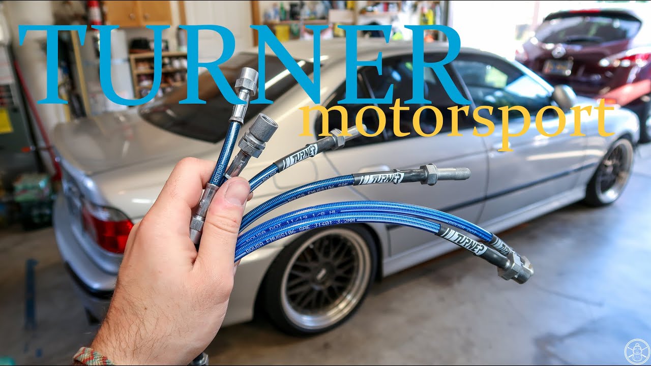 Replacing BMW E39 M5 S62 Brake Lines with Turner Motorsport Lines (How To Bleed Brakes)