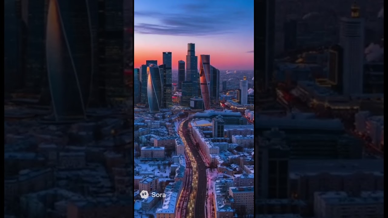 Как по версии ИИ выглядит Москва. ИИ и город.