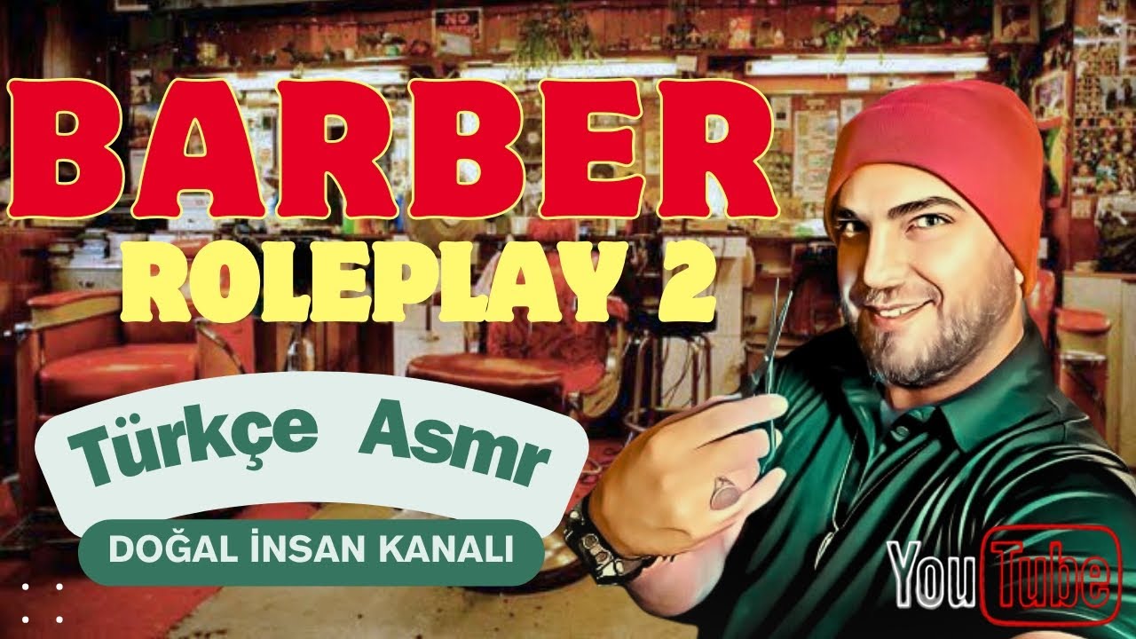 TÜRKÇE ASMR |✂️ BARBER ASMR 2✂️ | ROLEPLAYER | UYKU GARANTİ #asmr #türkçeasmr