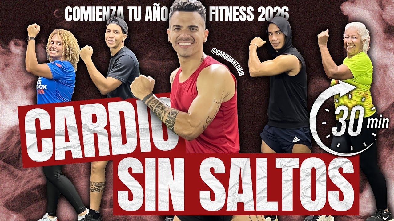 RUTINA DE CARDIO PARA ADELGAZAR TODO EL CUERPO | CARDIO QUEMAGRASA SIN SALTOS