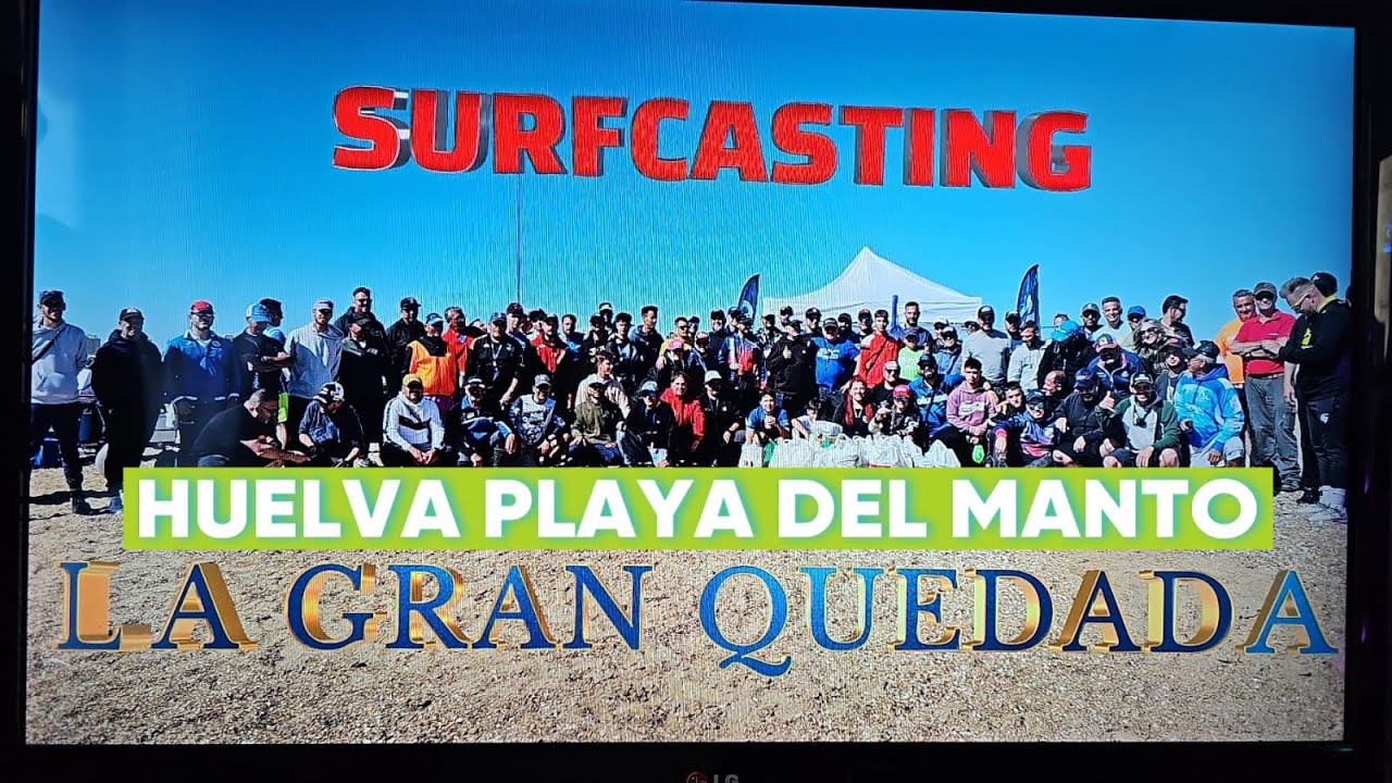 BONITA QUEDADA EN HUELVA PLAYA EL MANTO GENTE DE TODOS SITIOS DE ESPAÑA Surfcasting