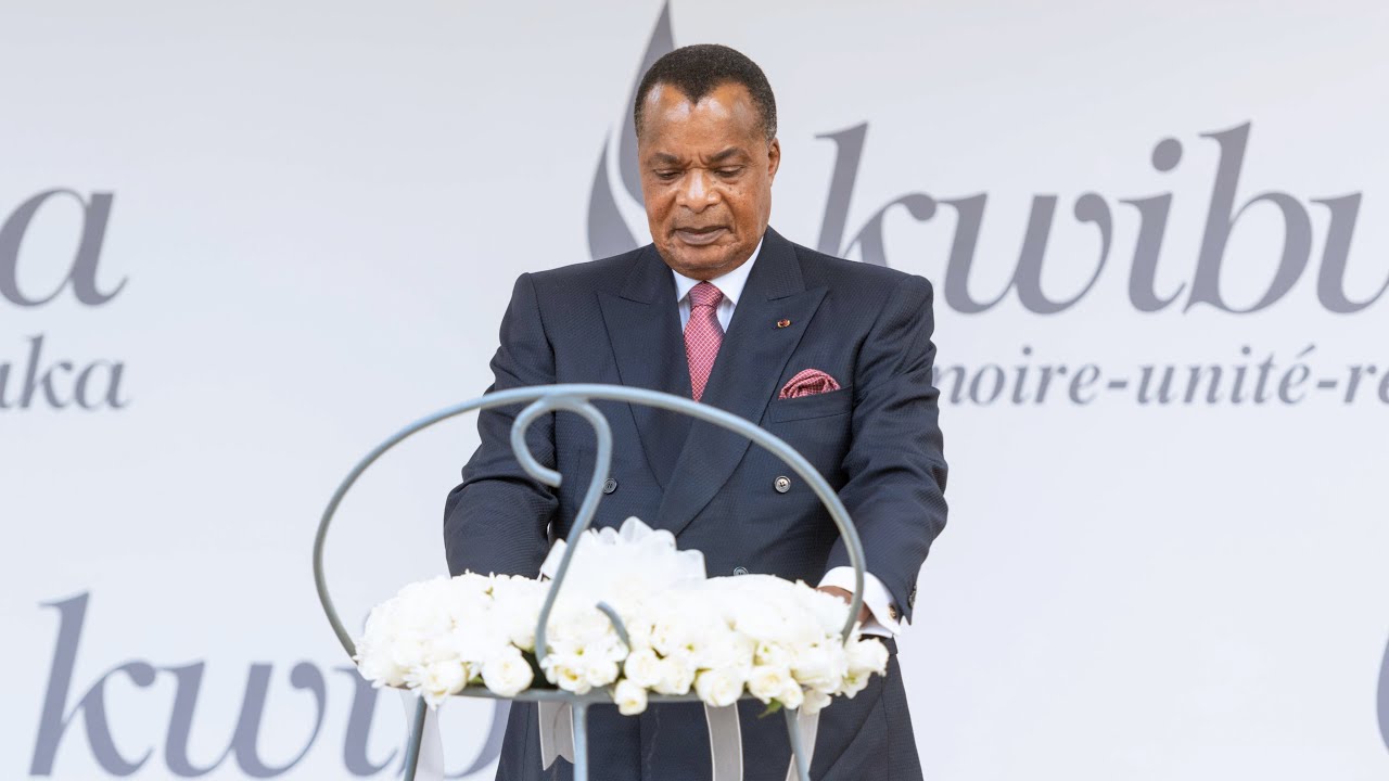 Visite du Président Denis Sassou-Nguesso au Mémorial du génocide de Kigali