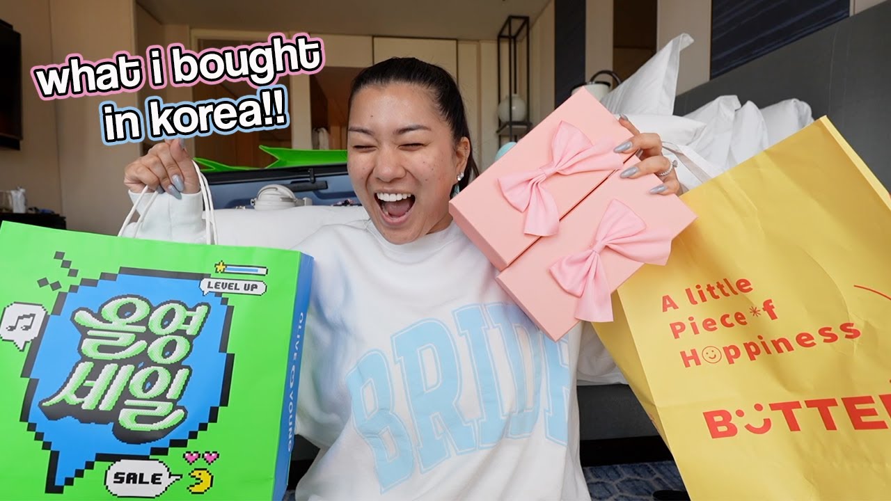 WHAT I BOUGHT IN KOREA!! Jennie Gentle Monster, Olive Young & Korean Clothing!!