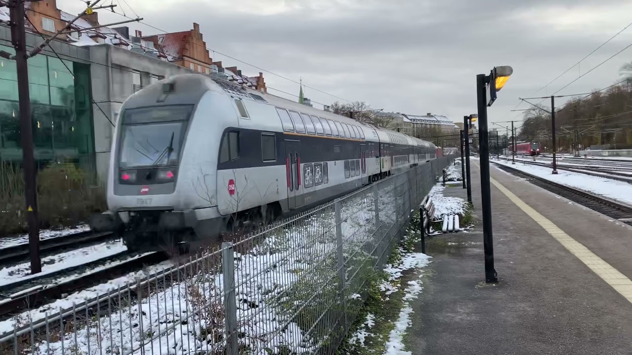 Tog på Østerport station 2021