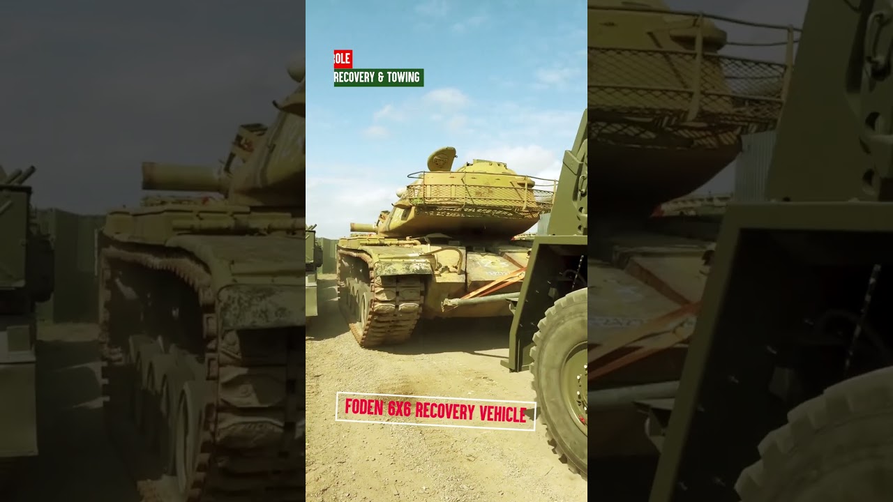Foden 6x6 Recovery Vehicle – The Tank Rescuer