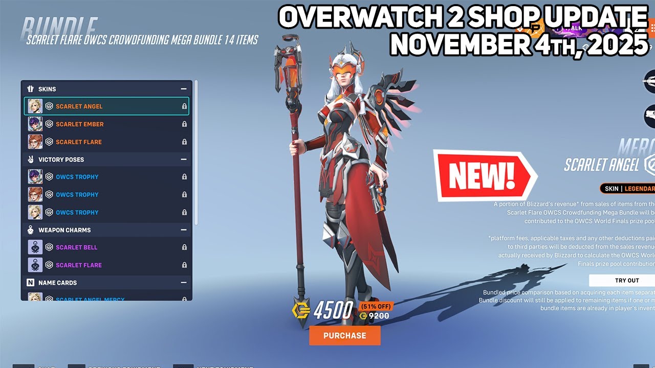 *НОВЫЙ* НАБОР СКАРЛЕТ ФЛЭР OWCS! Обновление магазина Overwatch 2 [4 ноября 2025 г.]