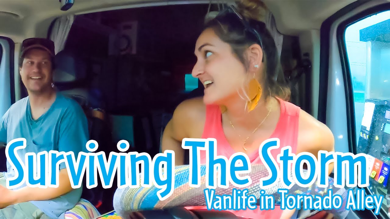 Surviving the Storm | Van Life in TORNADO Alley