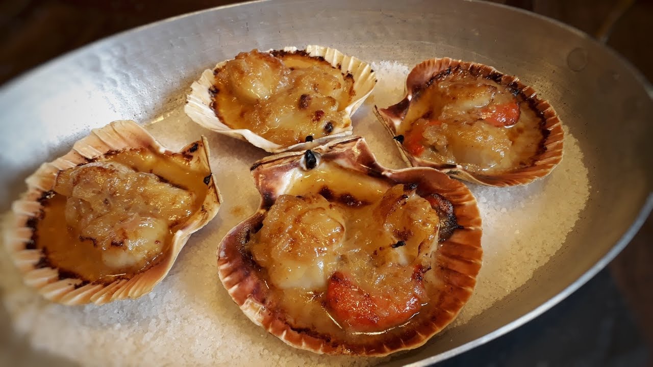 SAINT-JACQUES GRATINÉES au NOILLY PRAT #Recette de Fêtes