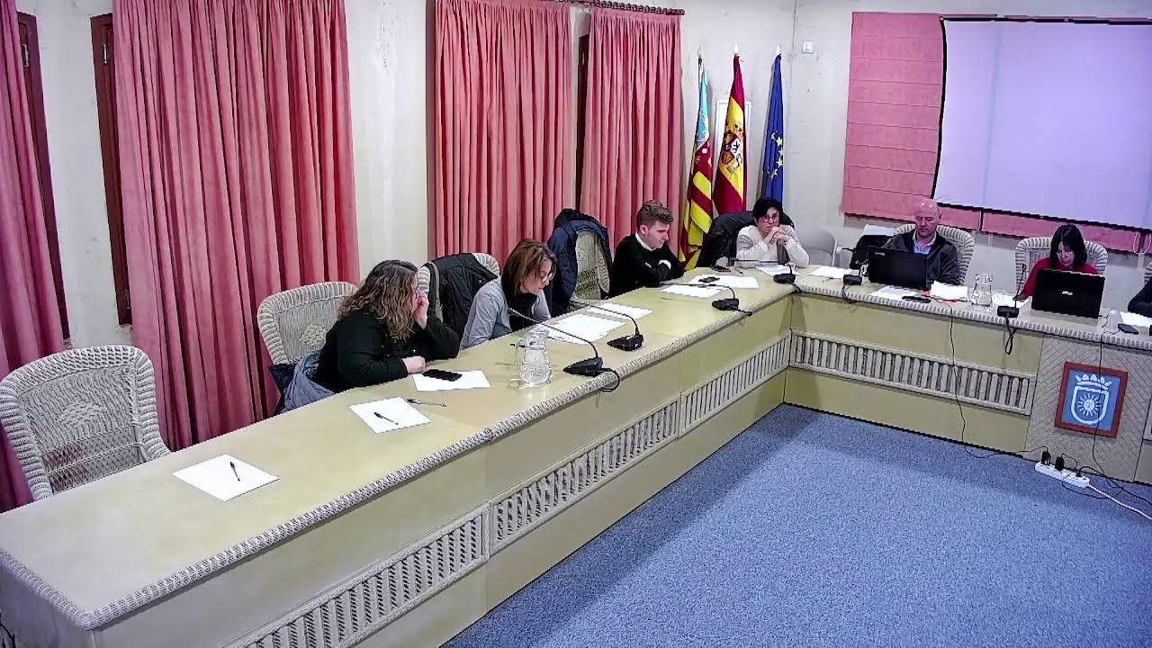 PLENARI ORDINARI AJUNTAMENT DE GATA 27/2/2024